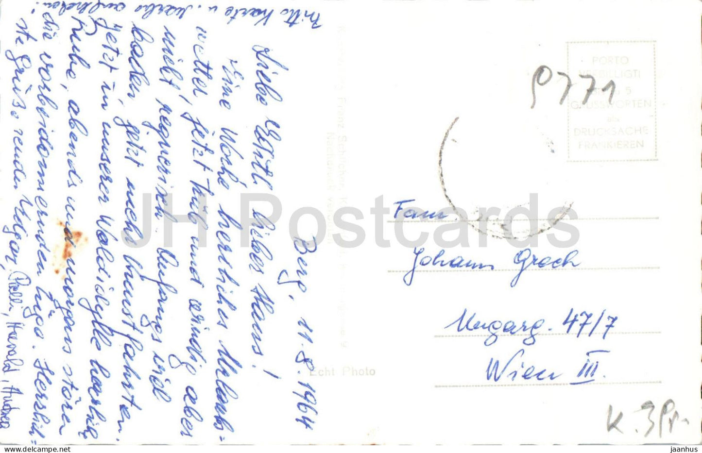 Berg im Drautal - Spatgotische Pfarrkirche - Kirche - 5094 - 1964 - Österreich - gebraucht