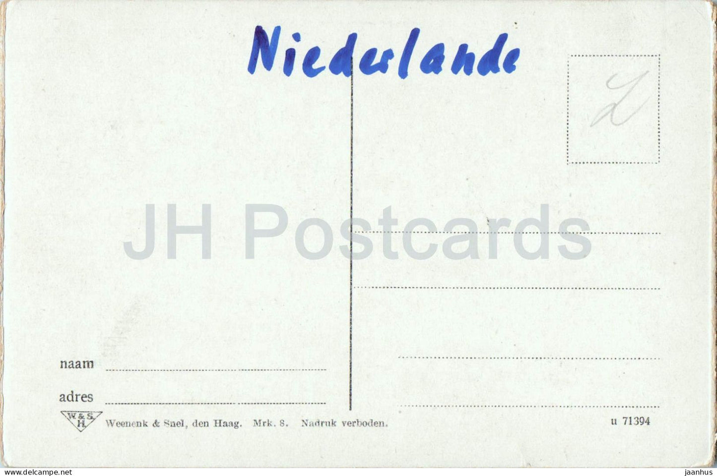 Marken - Kerkbuurt - Kirchenviertel - Dorfpanorama - 71394 - alte Postkarte - Niederlande - gebraucht