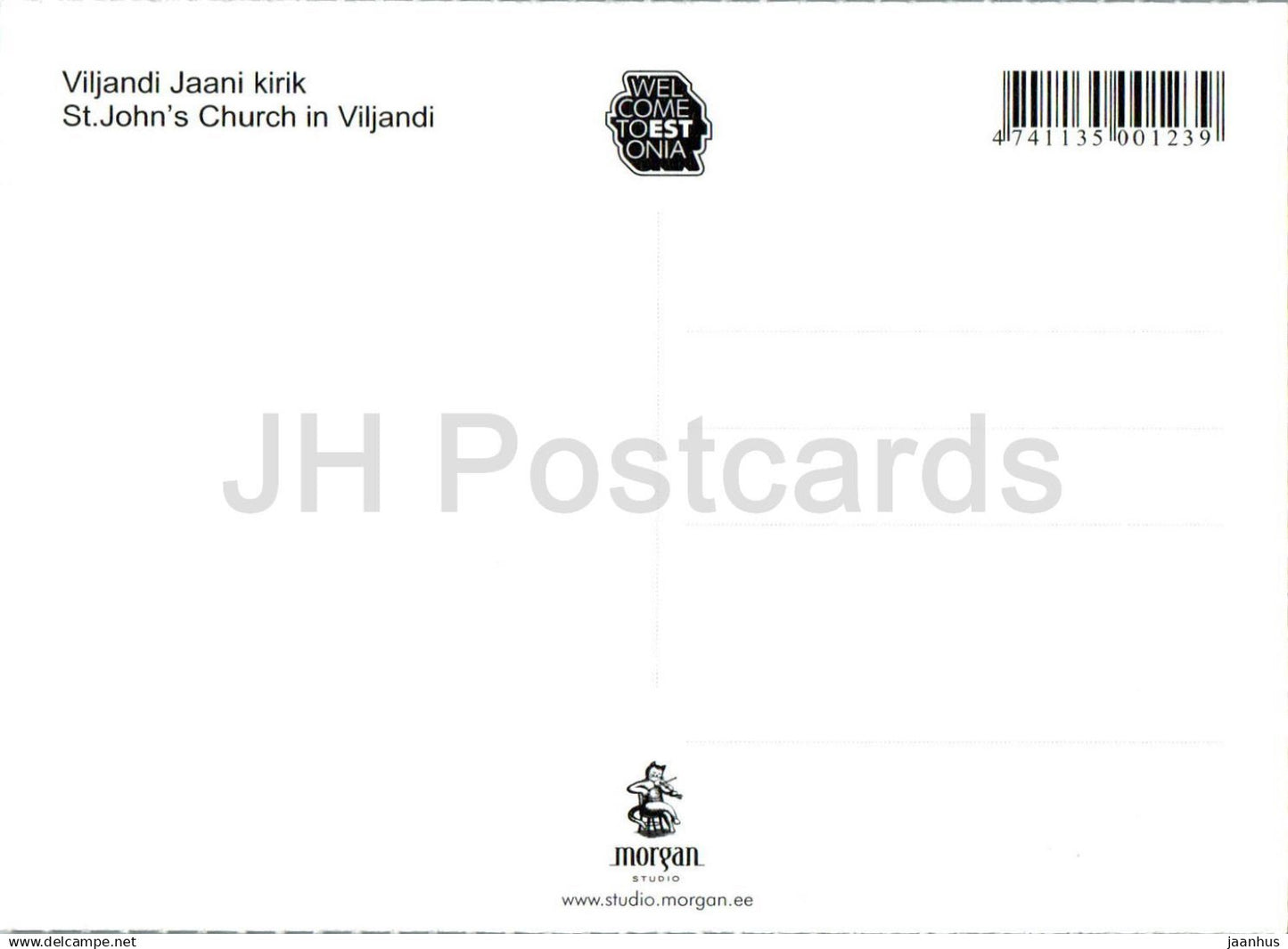Viljandi - Église Saint-Jean - Années 2000 - Estonie - inutilisé