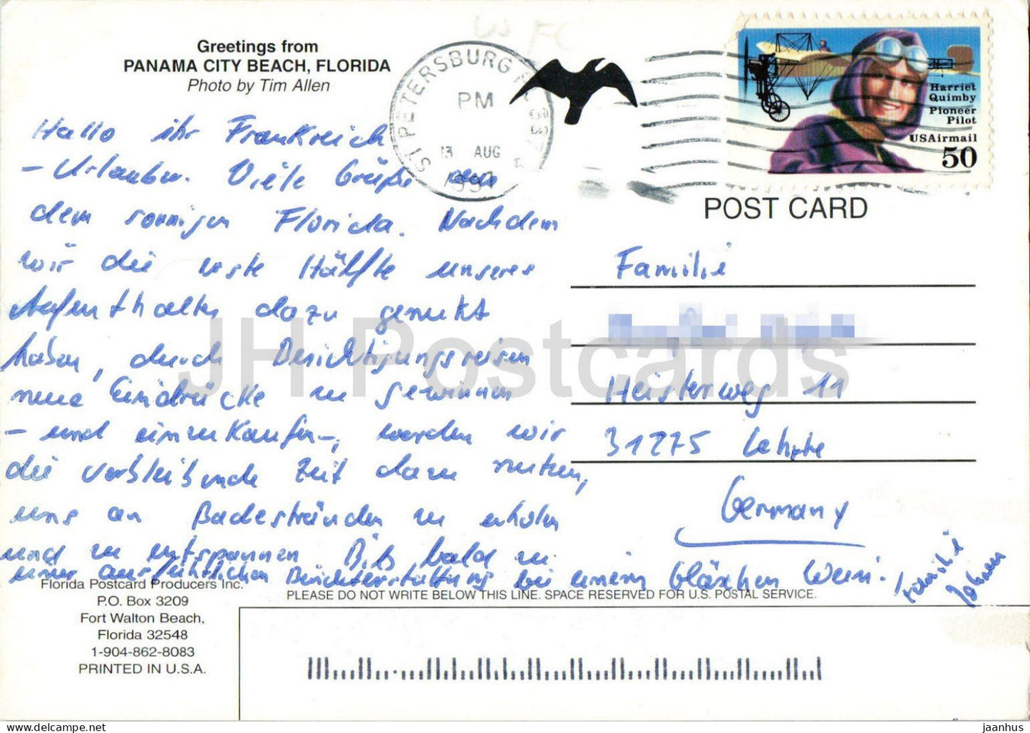 Panama City Beach - Florida - Luftaufnahme Strand - 1997 - USA - gebraucht