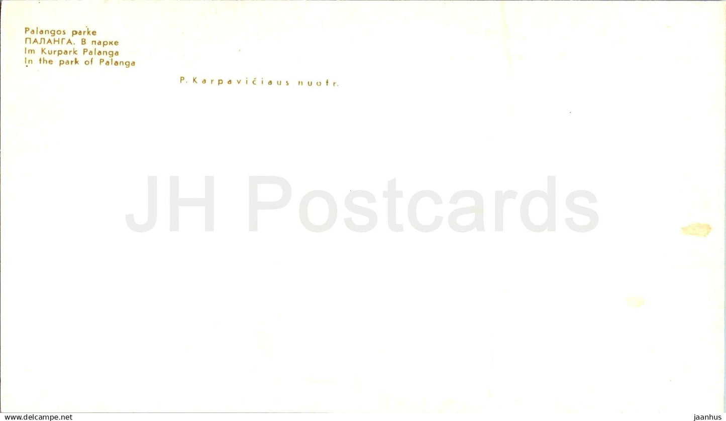 Palanga - park - 1969 - Lithuania USSR - unused