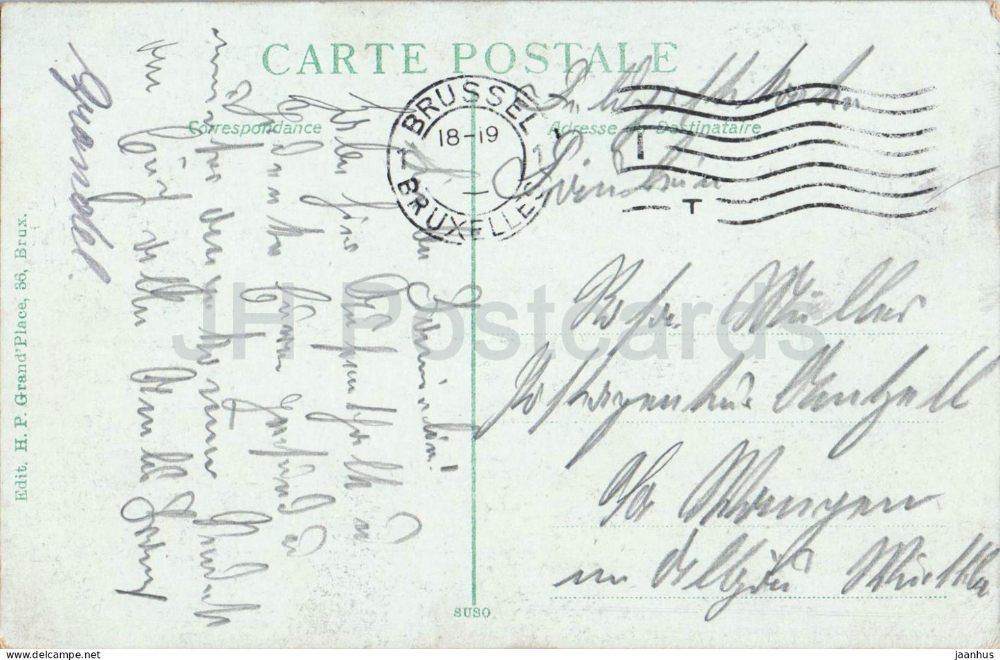 Bruxelles - Bruxelles - Maisons du Grand Duc Charles de Lorraine et du Prince d'Orange - carte postale ancienne - Belgique - occasion