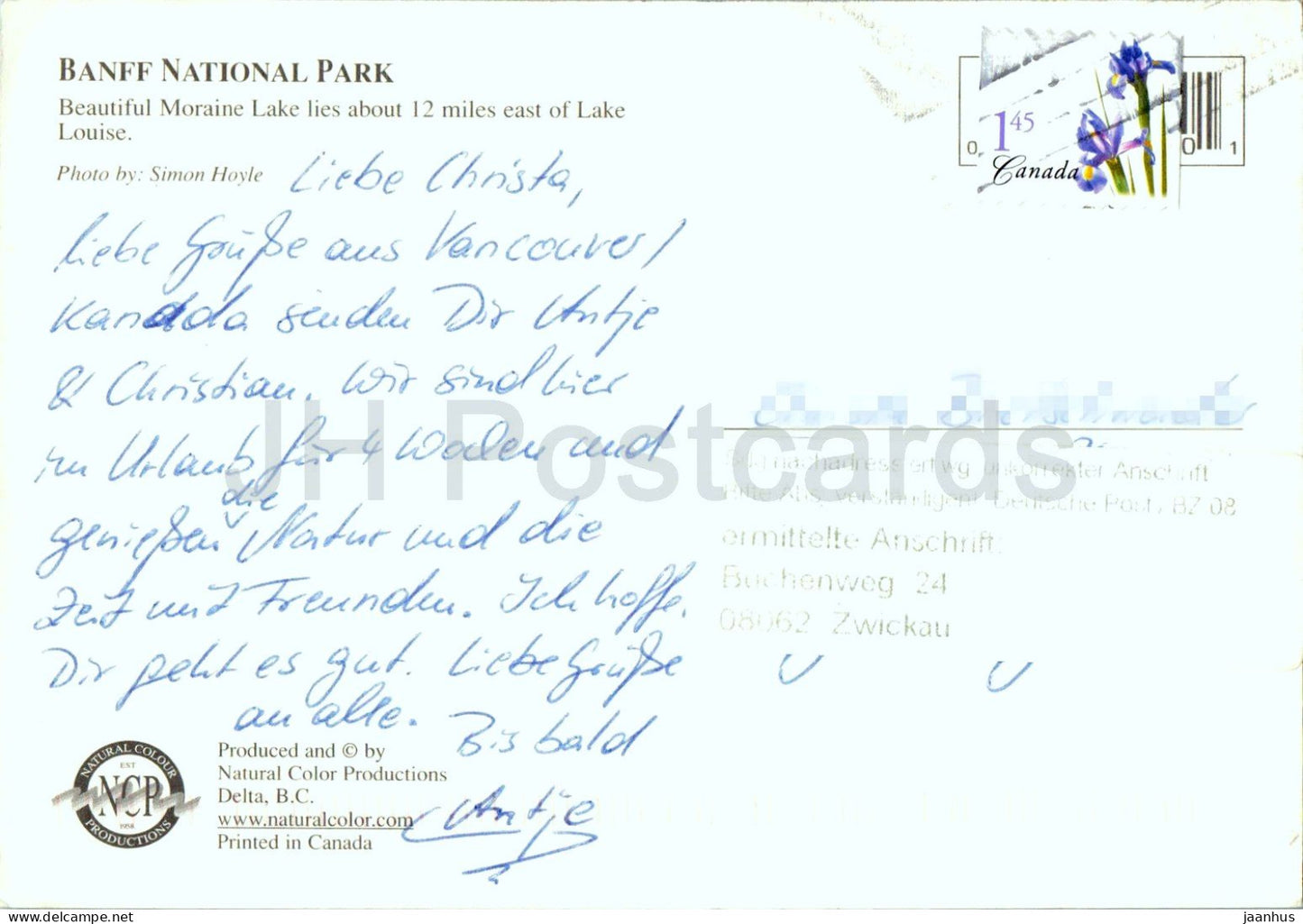 Banff-Nationalpark – Die Kanadischen Rockies Moraine Lake – Berge – Kanada – benutzt