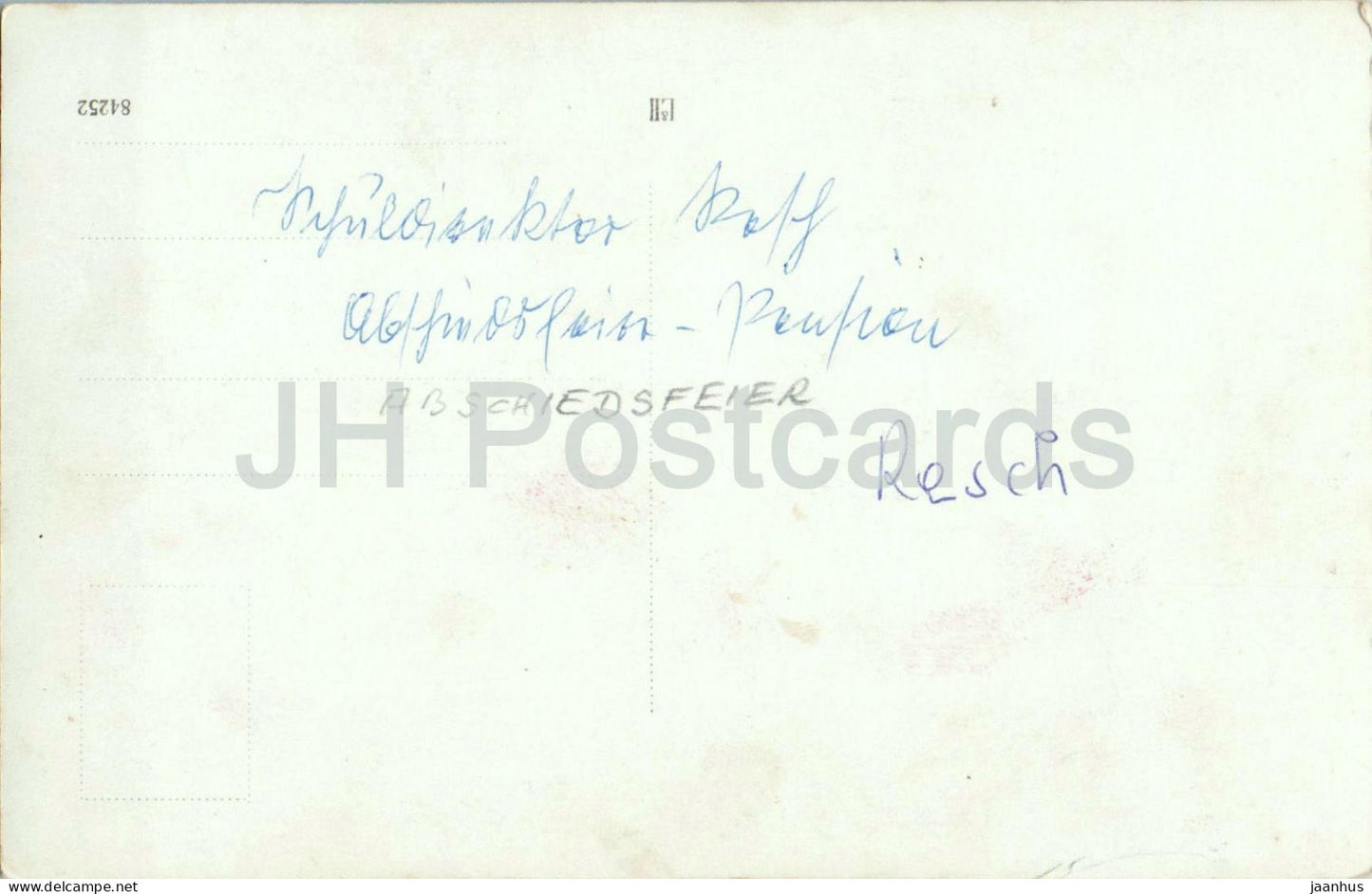 Schuldirektor Koch Abschiedsfeier Pension - school director farewell Celebration - old postcard - Austria - unused