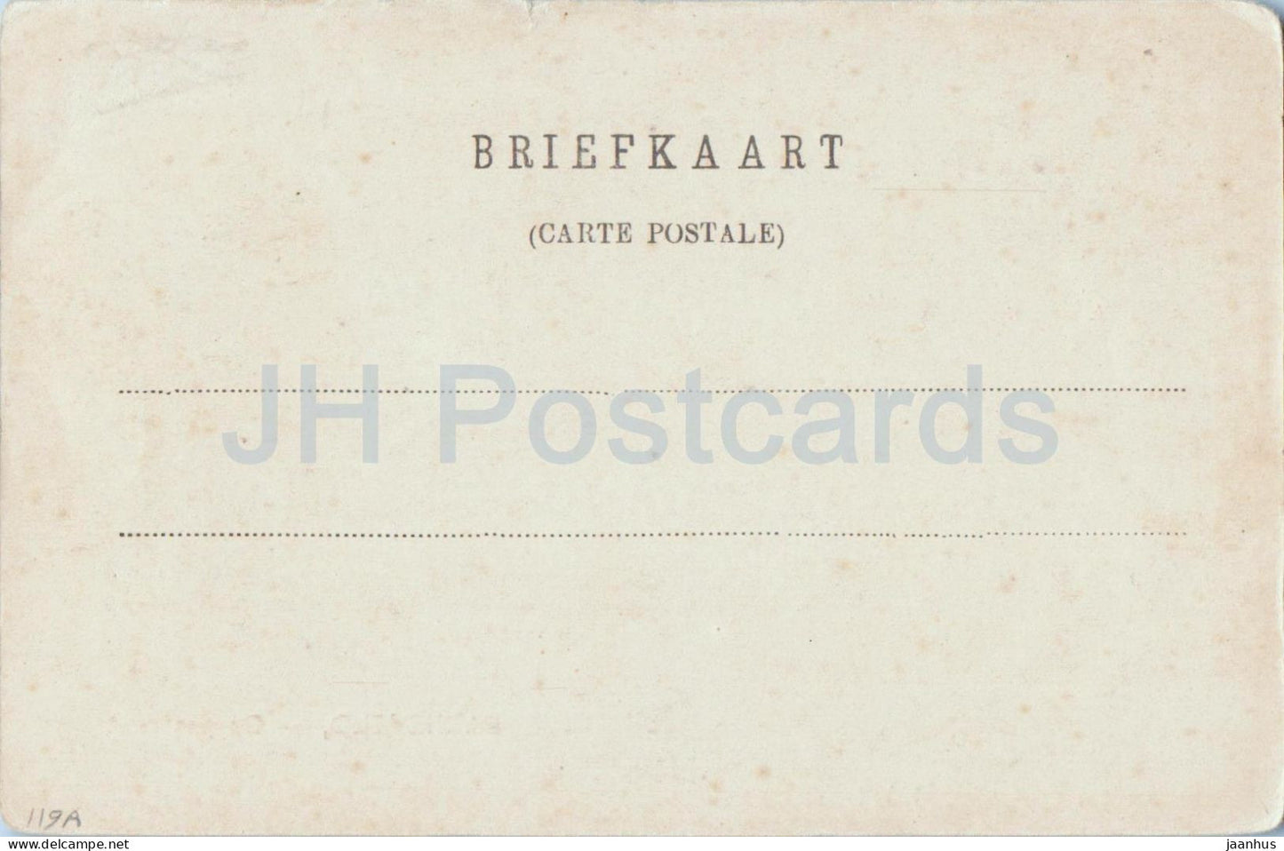 Barneveld - Dorpsstraat - Village Street - town view - horse - church - 10143 - old postcard - Netherlands - unused