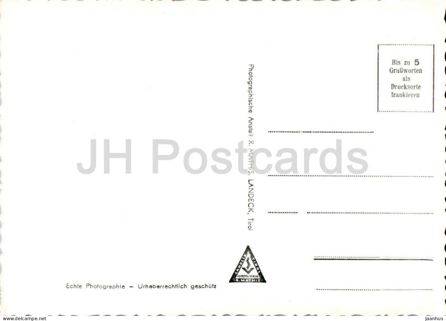 Alpengasthof Dias mit Diasalpe 1900 m - alpine pasture - inn cattle mountains - 10645 - old postcard - Austria - unused