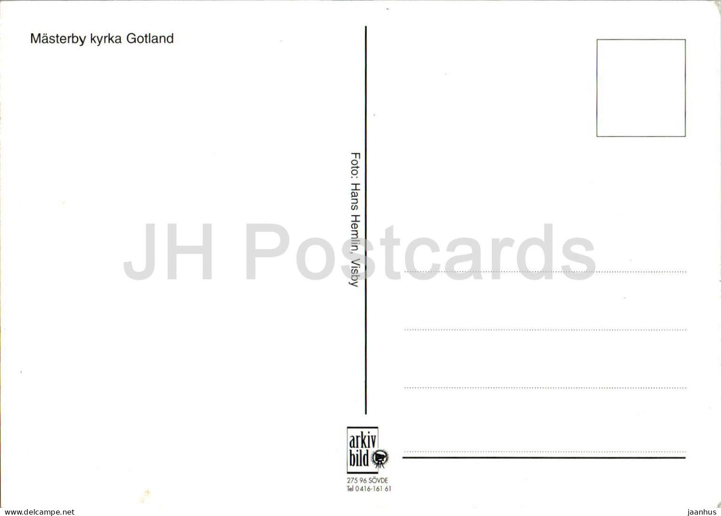 Masterby Kyrka - église - Gotland - Suède - inutilisé