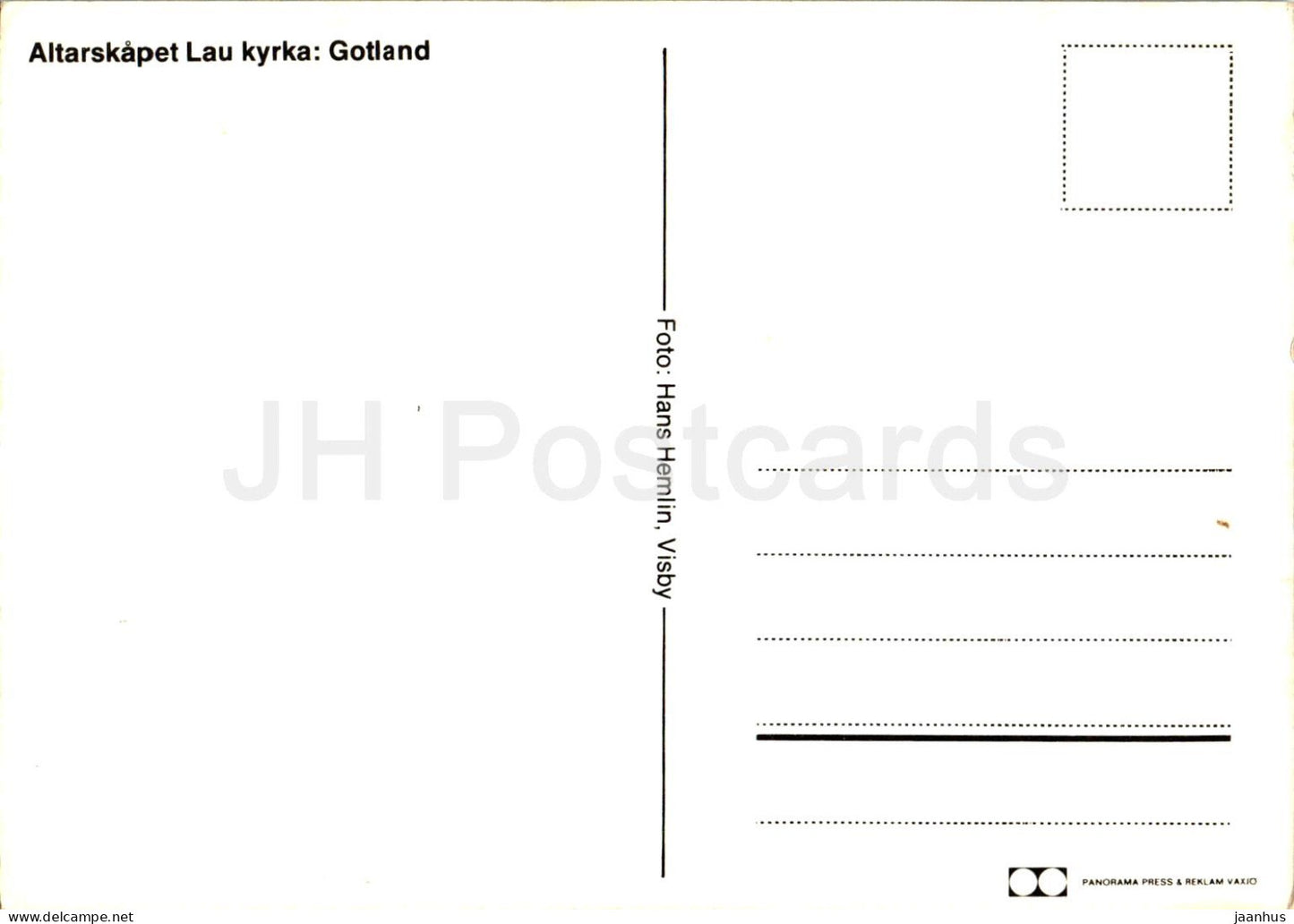 Lau Kyrka - Altarskapet - autel - intérieur - église - Gotland - Suède - inutilisé