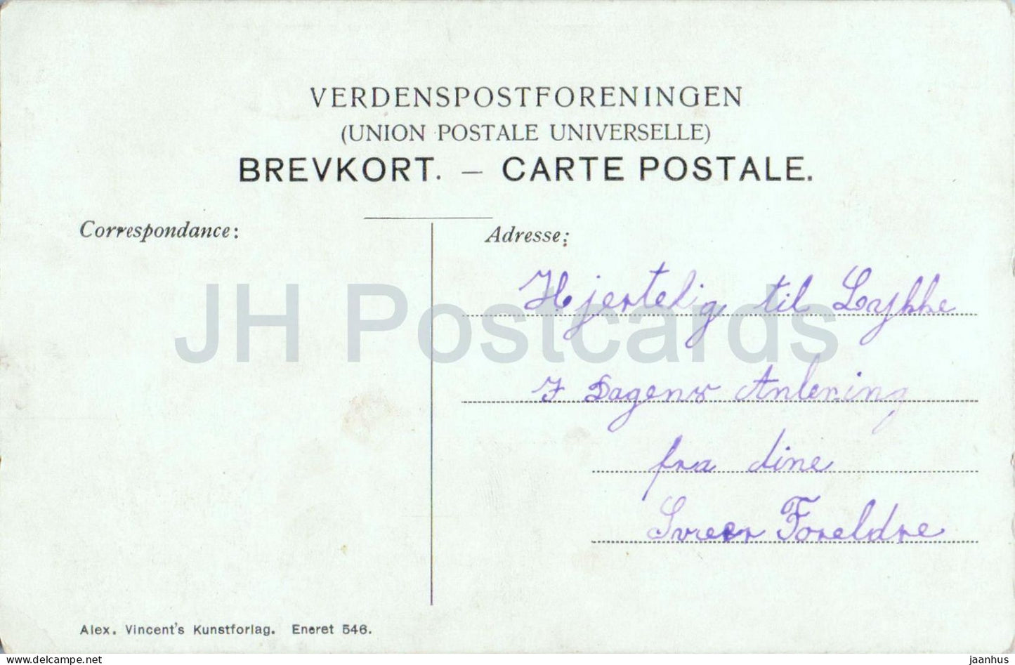 Kong Chr. IX castrum doloris i Slotskirken - King Christian IX - church - royal funeral - old postcard - Denmark - used