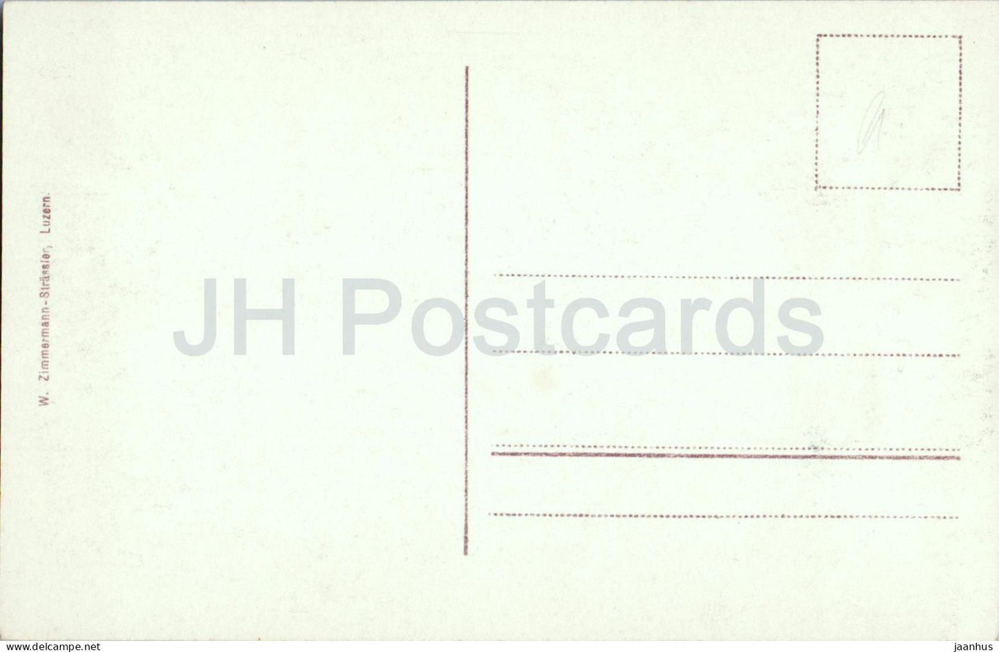 Urnersee mit Urirotstock - lac - montagnes - 1099 - carte postale ancienne - Suisse - non utilisée