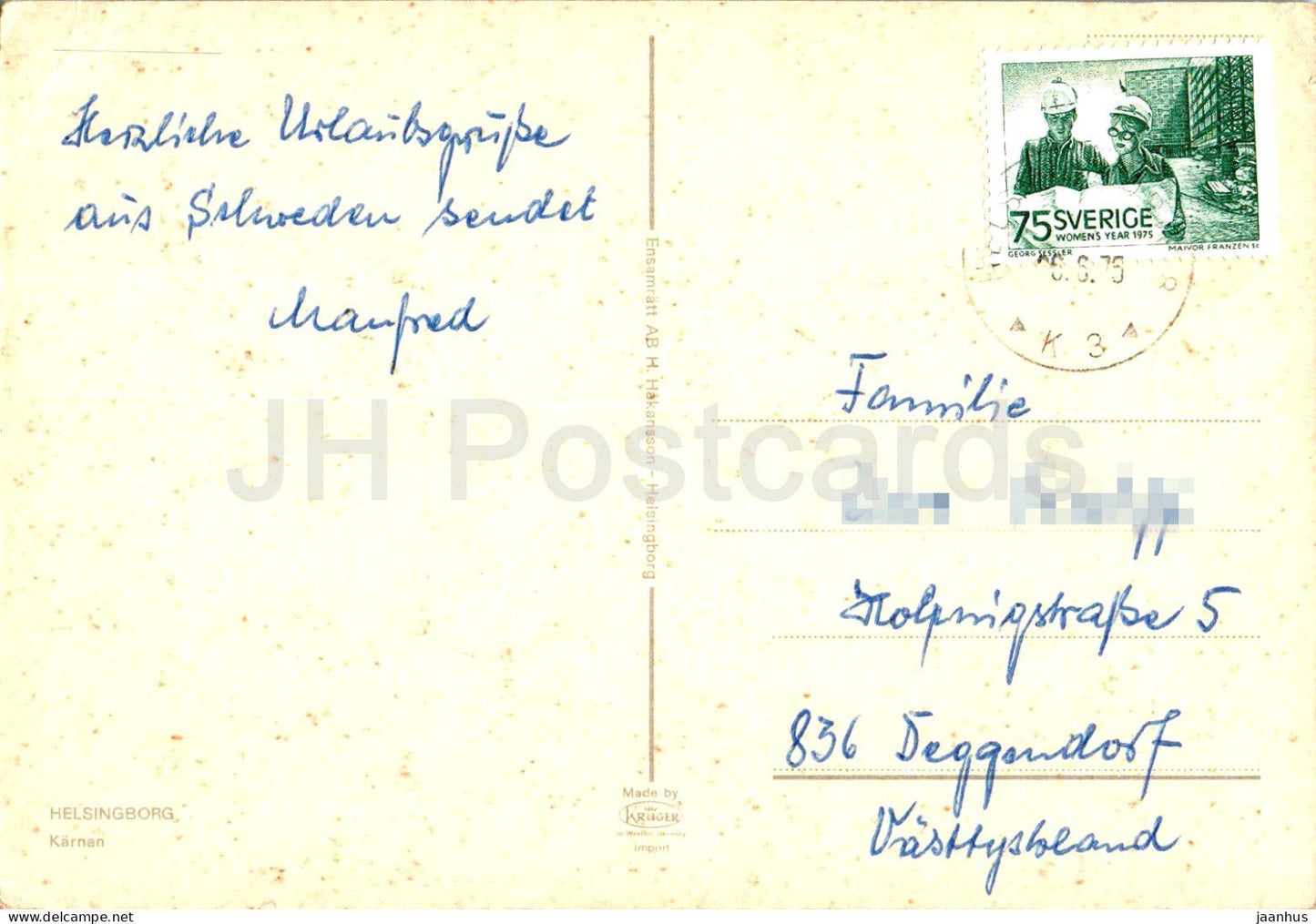 Helsingborg - Karnan - 965 - 1965 - Suède - d'occasion
