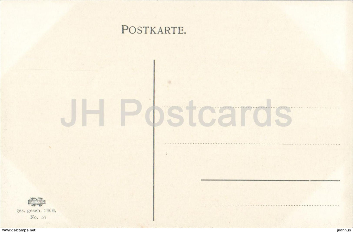 Prag - Prague - Blick auf den Hradschin vom Belvedere - Prague Castle - 57 old postcard - 1906 - Czech Republic - unused