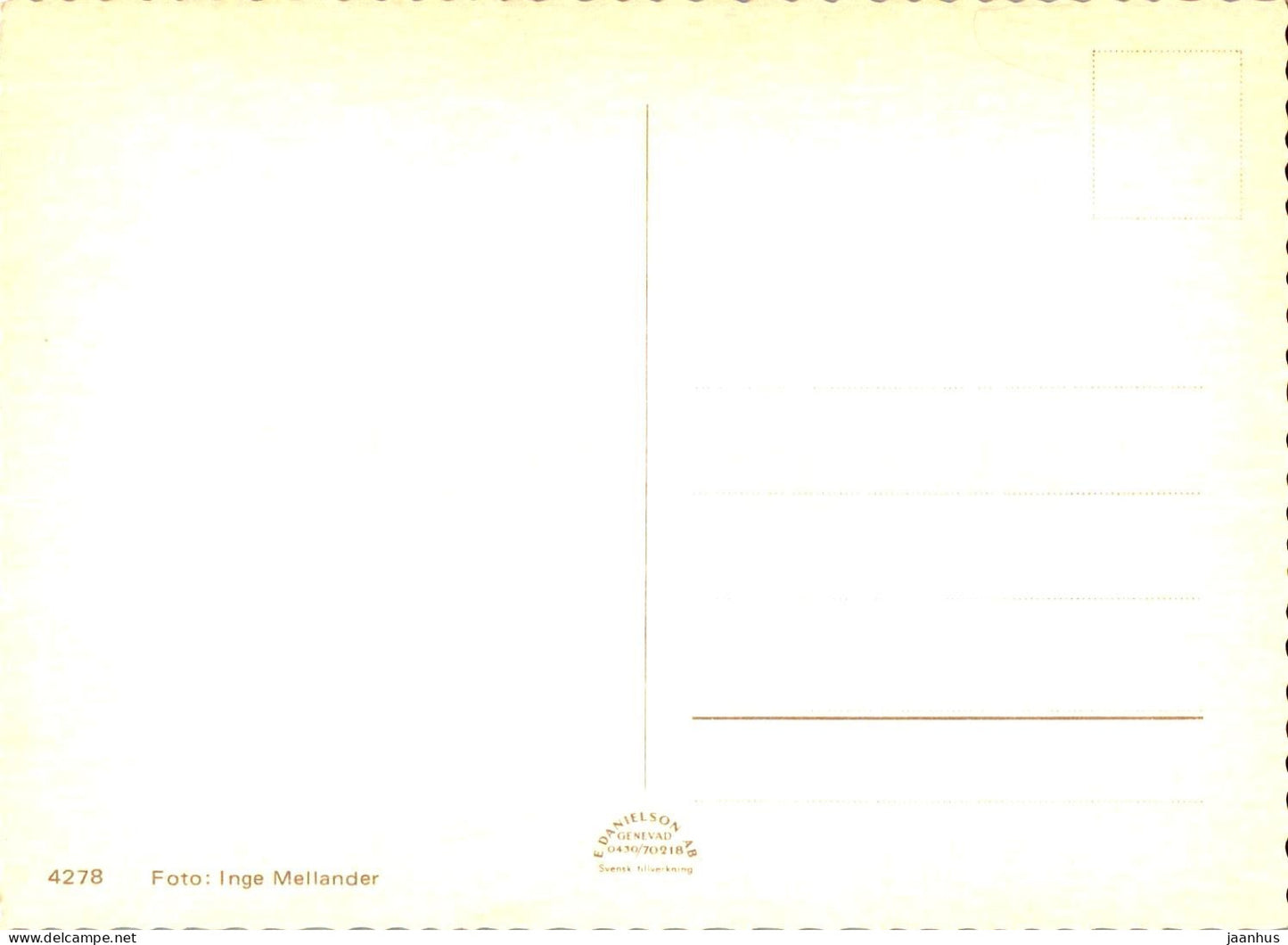 Halsning fran Helsingborg - 4278 - Suède - inutilisé