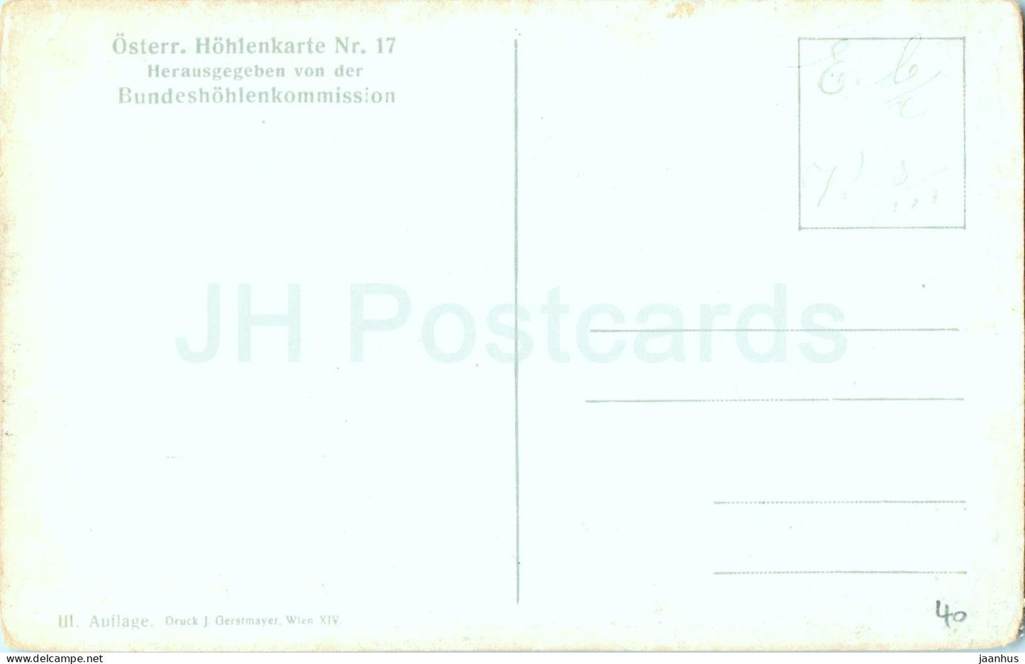 Dachstein Rieseneishohle bei Obertraun - Eisfiguren in der grossen Eiskapelle - 1 - 17 - old postcard - Austria - unused