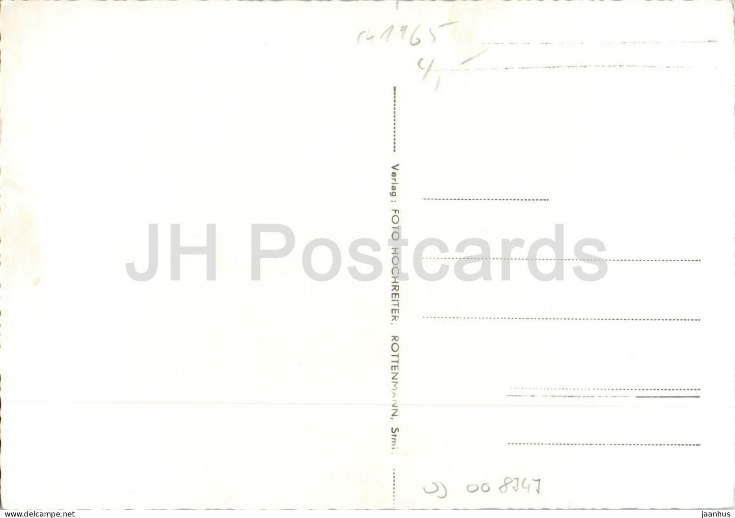 Aigen im Ennstal mit Grimming Stmk. - Berglandschaft - Alpenlandschaft Dorfansicht alte Postkarte - Österreich - ungebraucht