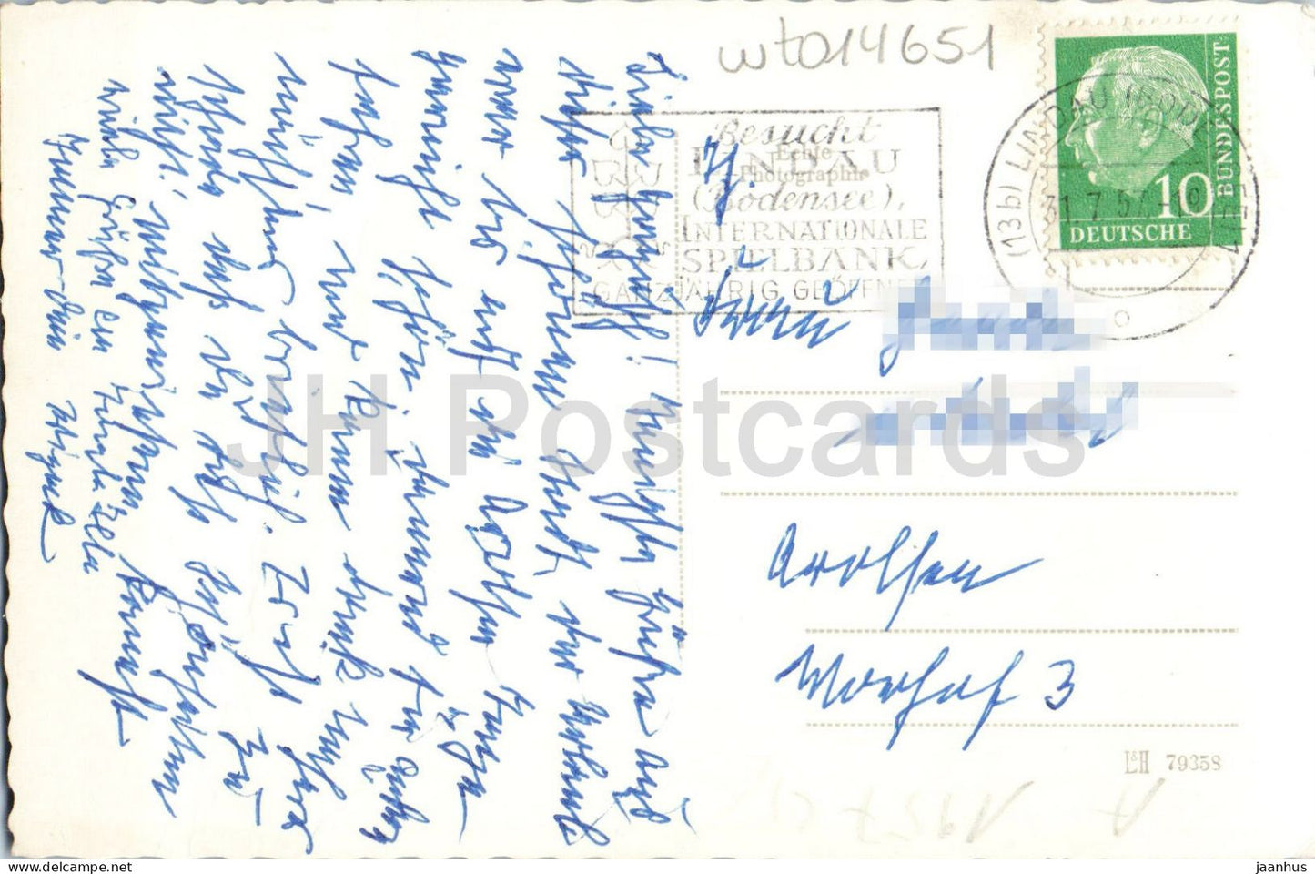 Innsbruck – Maria-Theresien-Straße – Straße – Oldtimer – alte Postkarte – 79358 – 1957 – Österreich – gebraucht