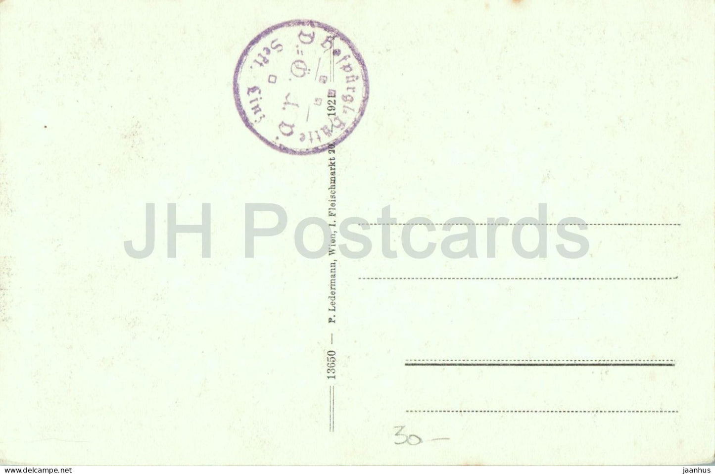 Dachstein 2996 m - Gipfel - 13650 - old postcard - 1921 - Austria - used