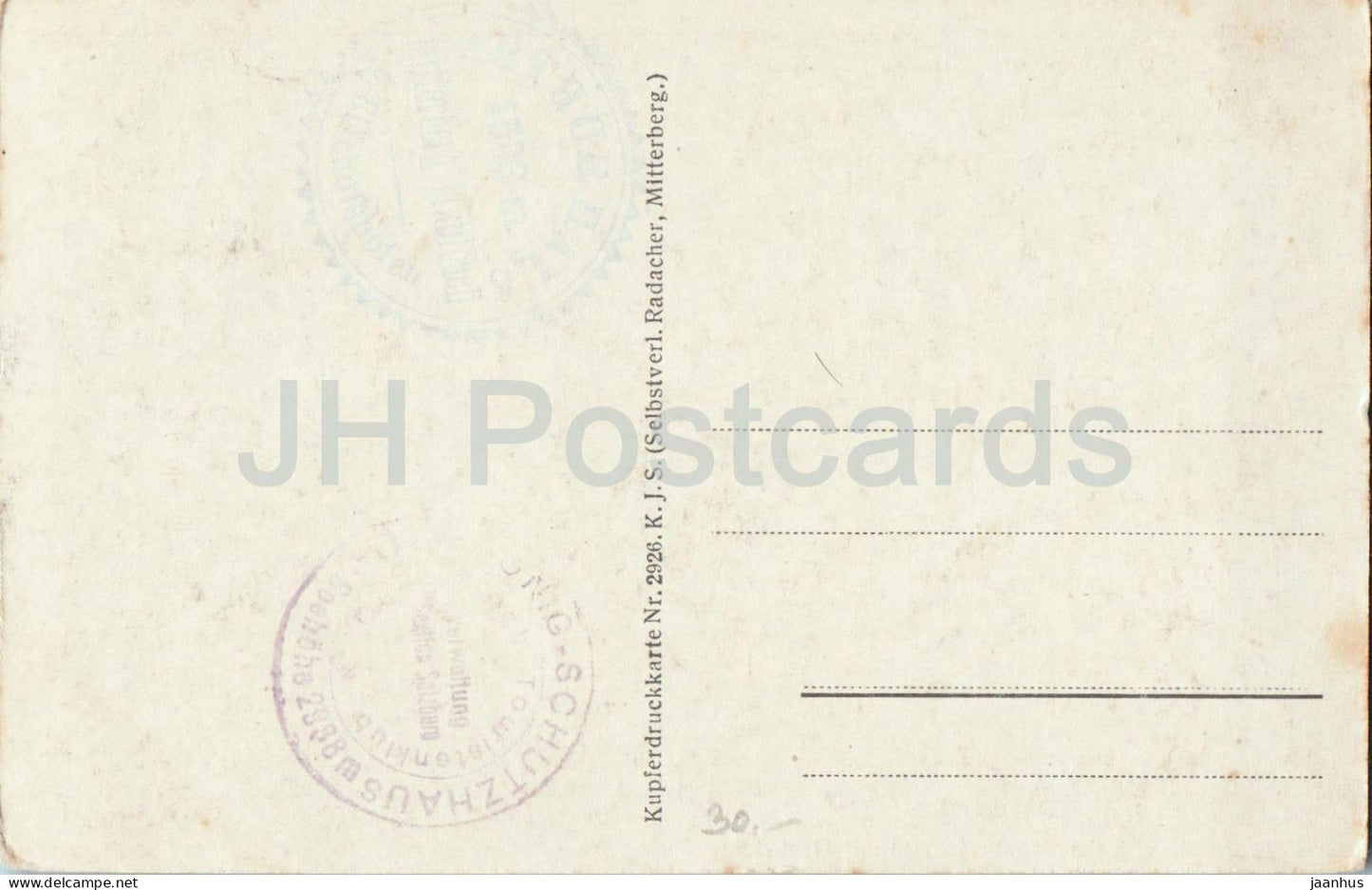 Thorsaule von der Schoberscharte mit Dachstein - N° 2926 - carte postale ancienne - Autriche - inutilisée