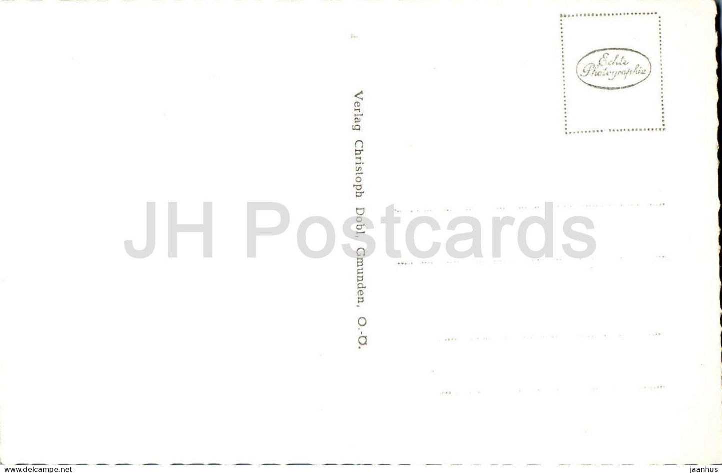 Traunkirchen a. Traunsee - lake - mountains - Alps - 123 - old postcard - Austria - unused