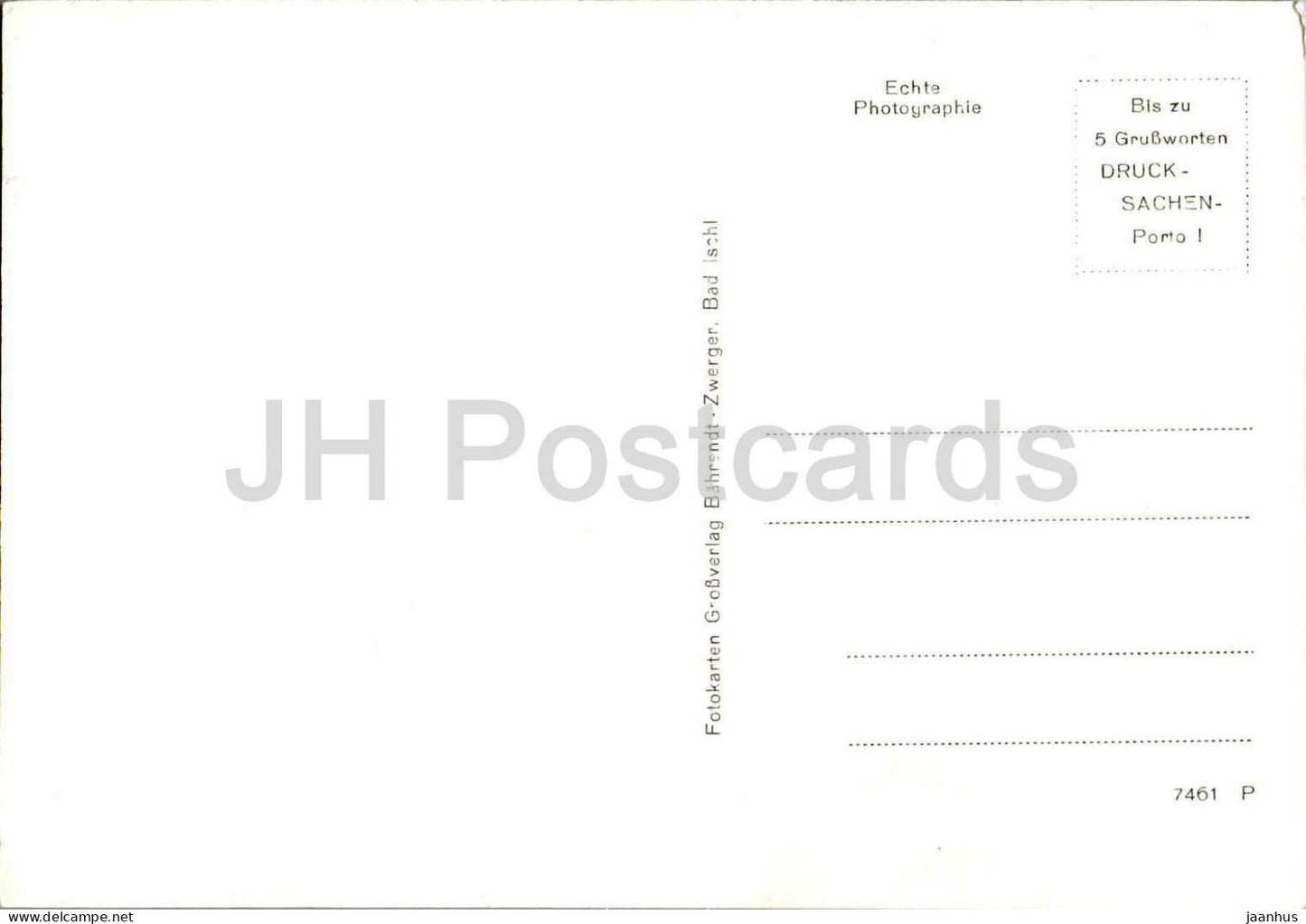 Partie am Grundlsee - lake - boat - steamer Rudolf - mountains - 116 - old postcard - Austria - unused