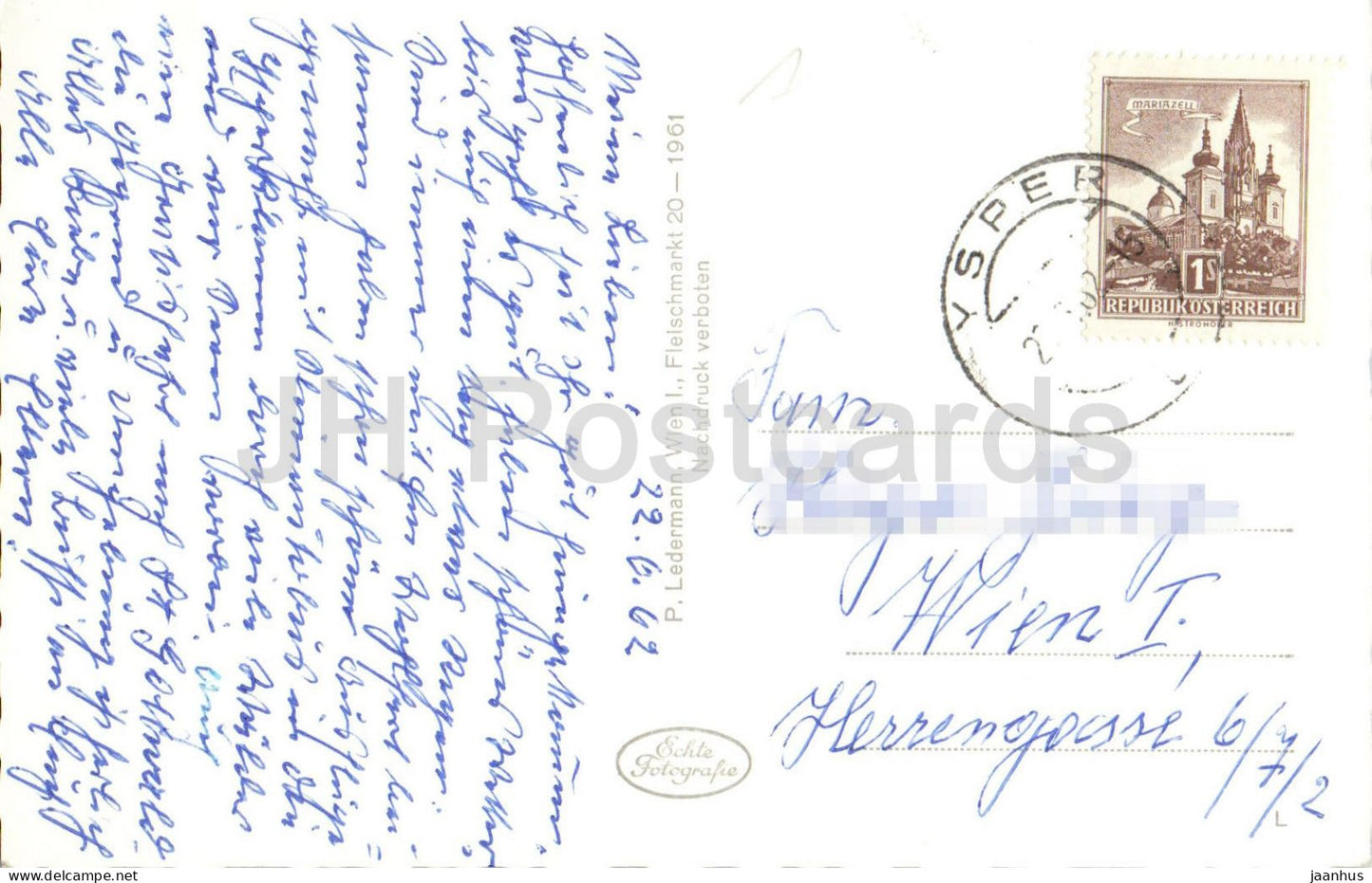 Sommerfrische Altenmarkt im Yspertal - NEIN - Dorfansicht - Kirche - Alpenlandschaft - 43770 - 1962 - Österreich - gebraucht