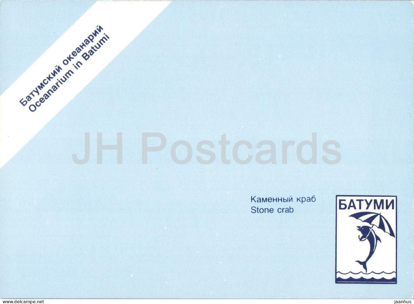 Oceanarium in Batumi - Stone Crab - animals - Georgia - unused
