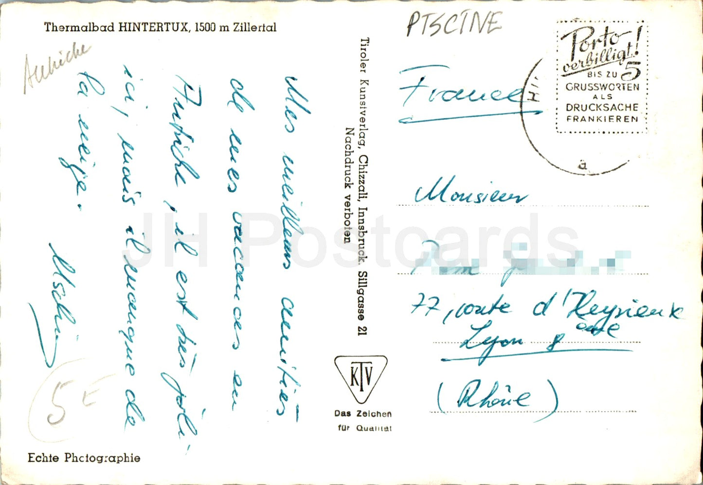 Thermalbad Hintertux 1500 m - Zillertal - 543 - Österreich - gebraucht