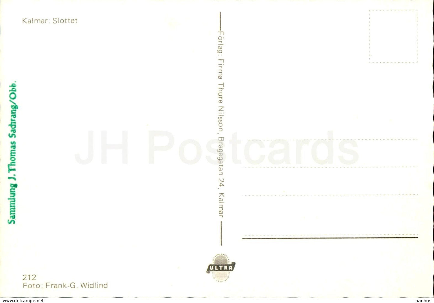 Kalmar Slottet - château - 212 - Suède - inutilisé