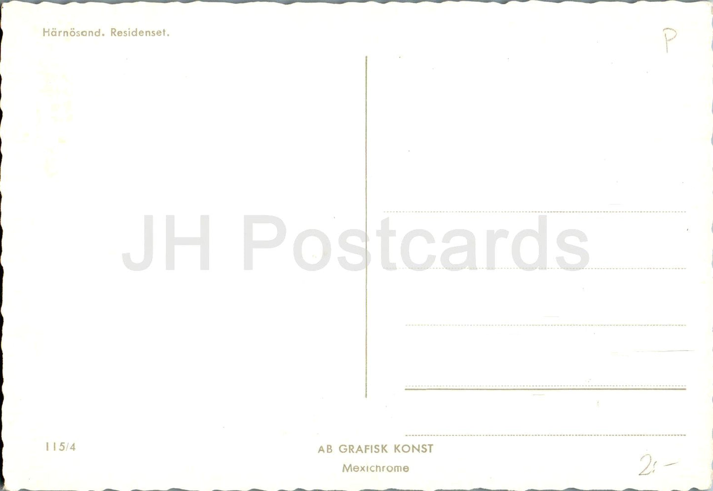 Harnosand - Residenset - The Residence - 115/4 - Schweden - unbenutzt