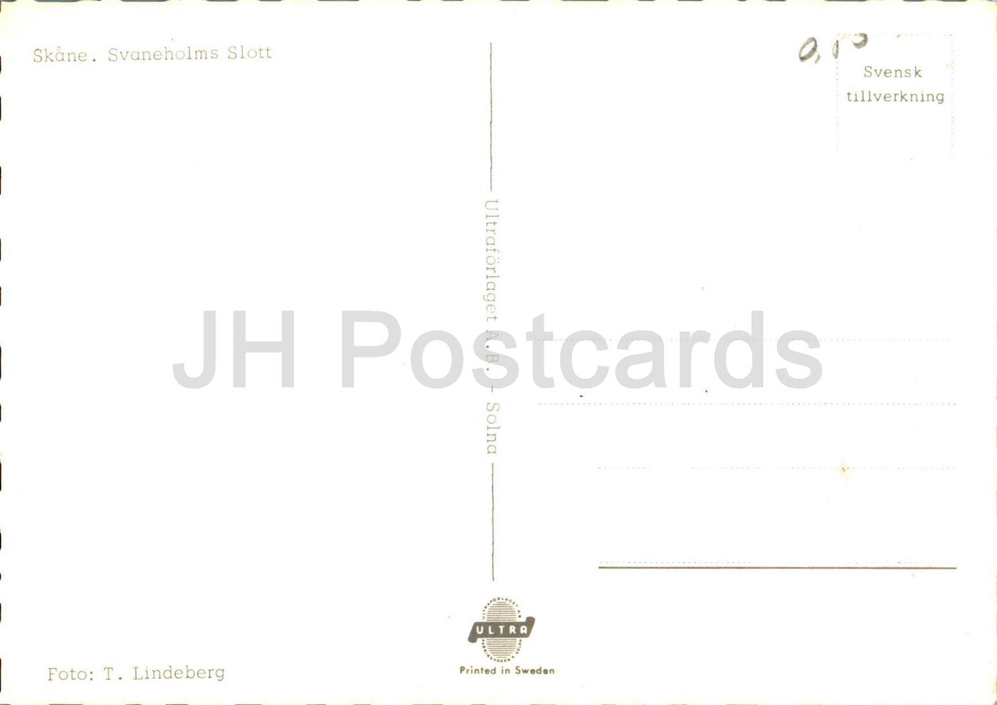 Skane - Svaneholms Slott - Schloss - Schweden - unbenutzt