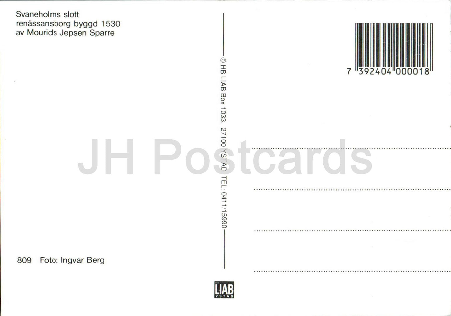Svaneholms Slott - Svaneholm - castle - 809 - Sweden - unused