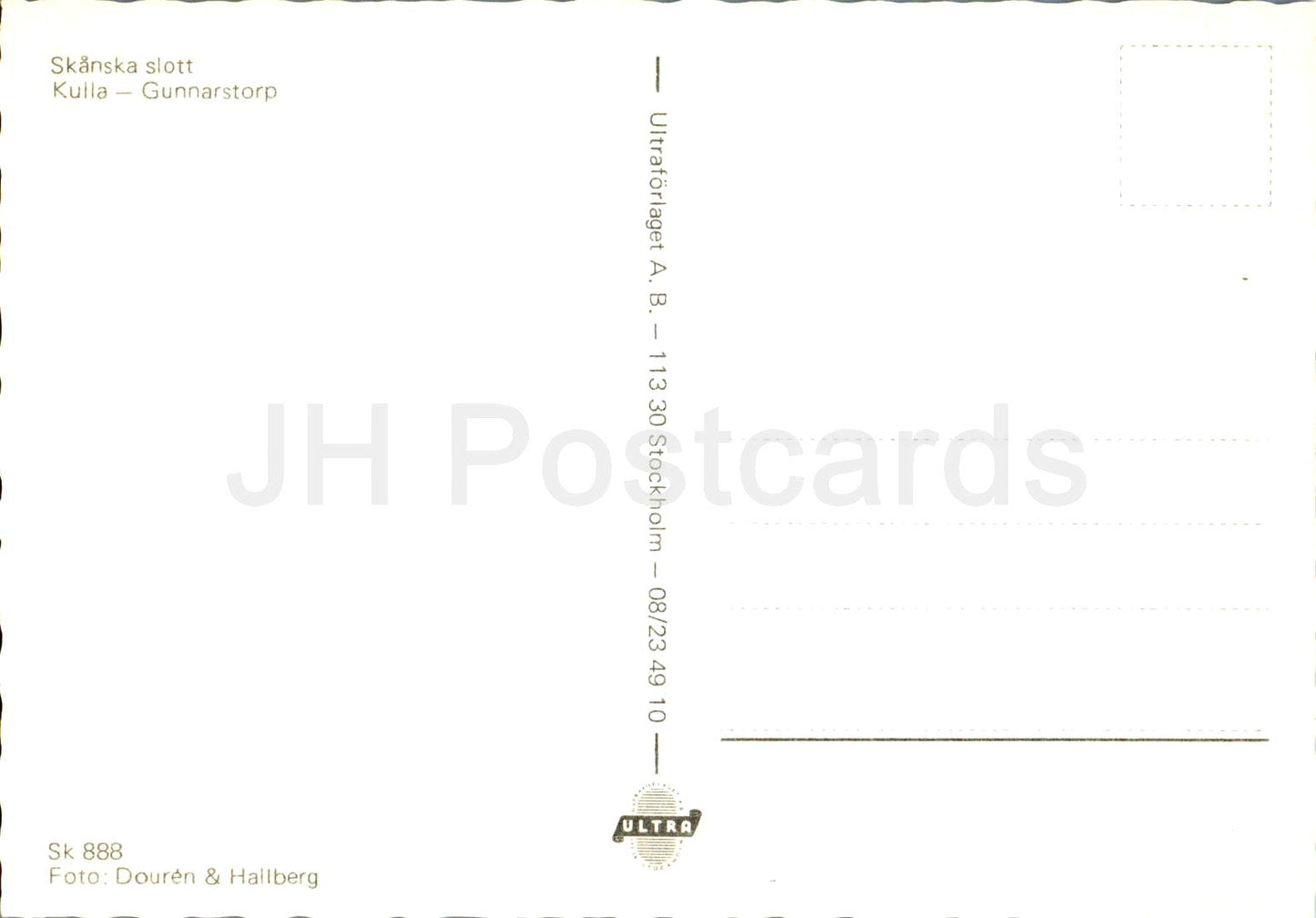 Skanska slott - Kulla - Gunnarstorp - castle - 888 - Sweden - unused