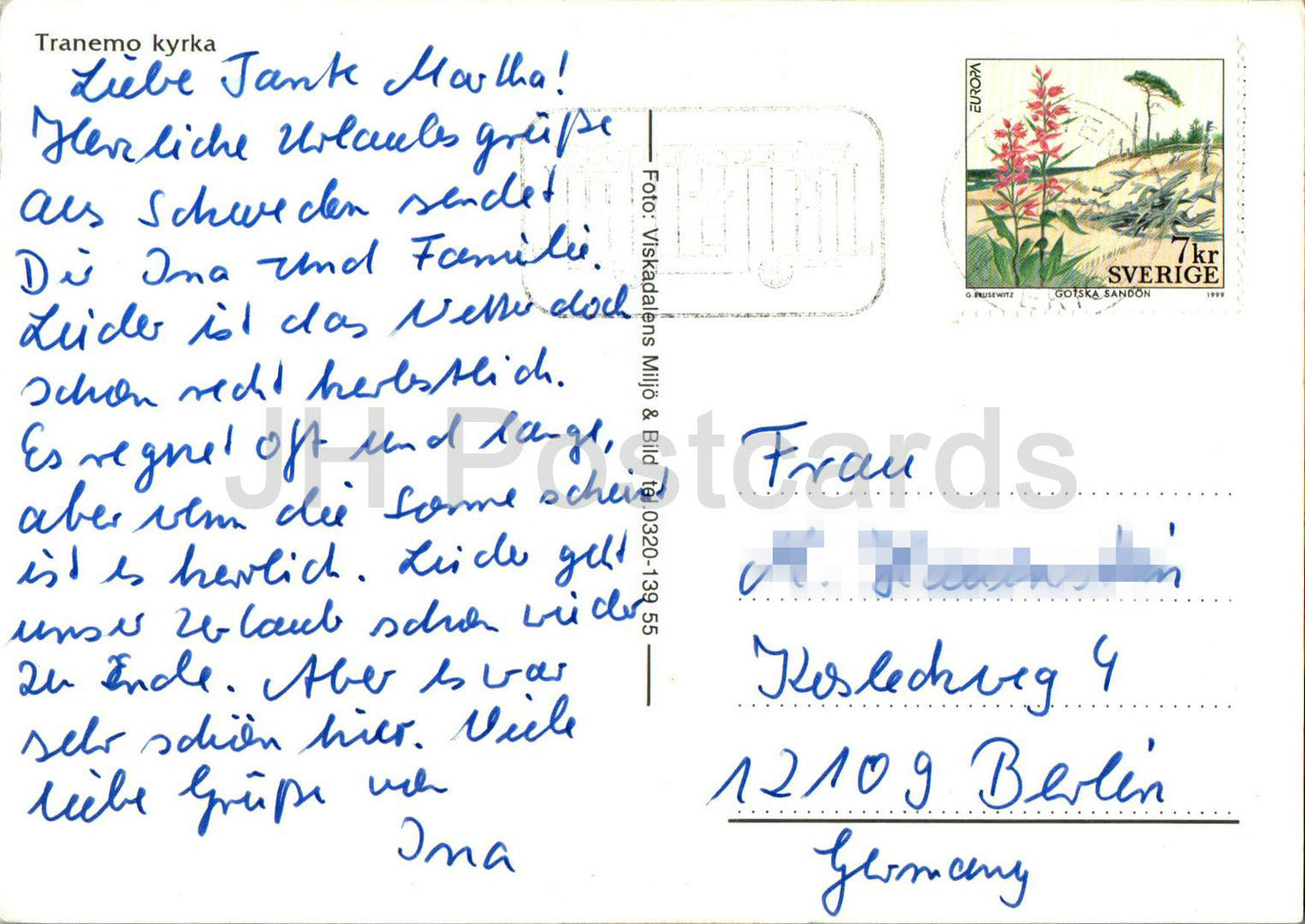 Tranemo kyrka – Kirche – Schweden – gebraucht