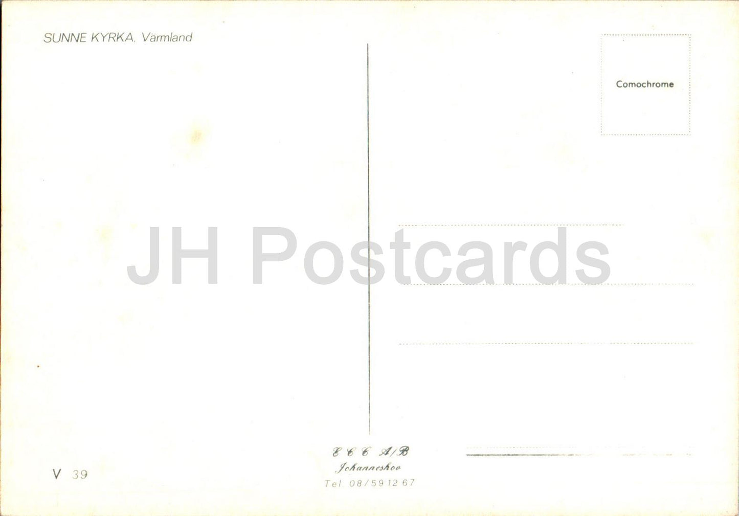 Sunne Kyrka - Värmland - Kirche - V 39 - Schweden - gebraucht