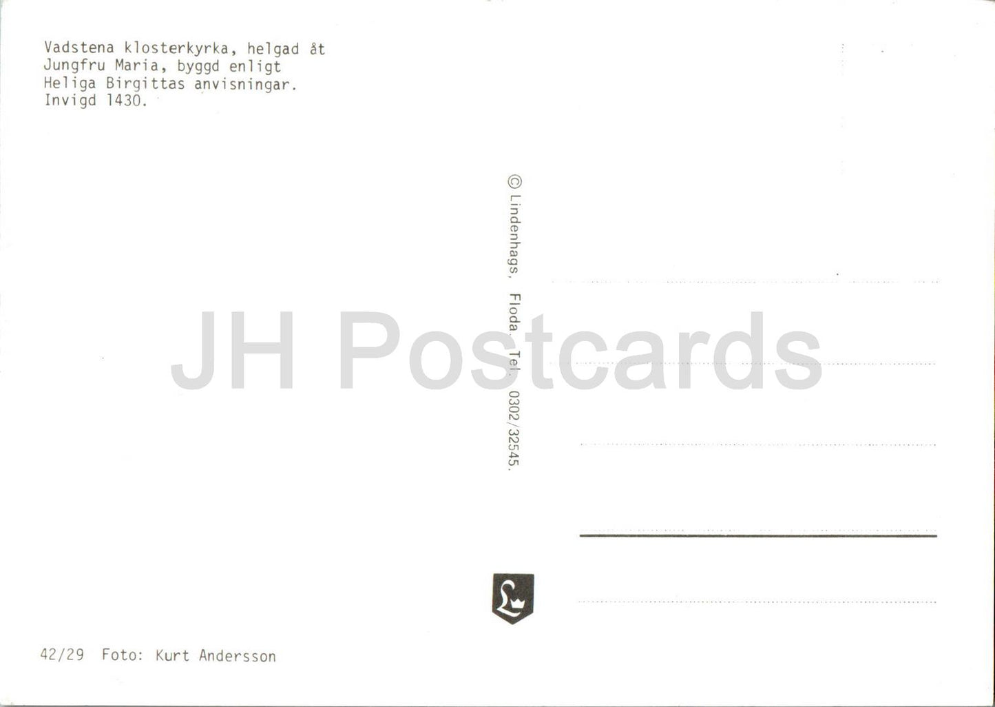 Vadstena klosterkyrka - church - multiview - 42/29 - Sweden - unused