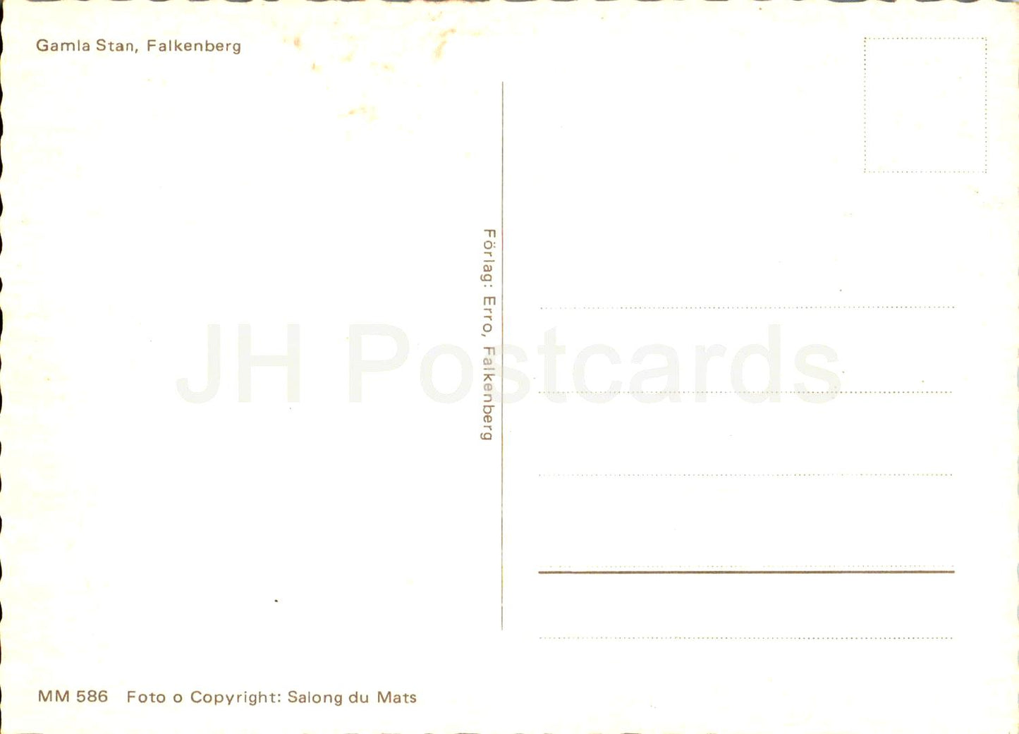 Gamla Stan - Falkenberg - St Laurentii Kyrkan - Badhuset - vieille ville - église - 586 - Suède - inutilisé