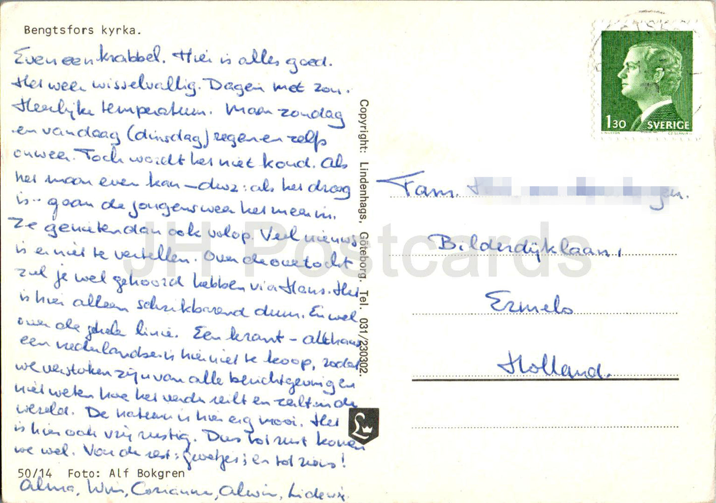 Bengtsfors Kyrka - church - 50/14 - Sweden - used