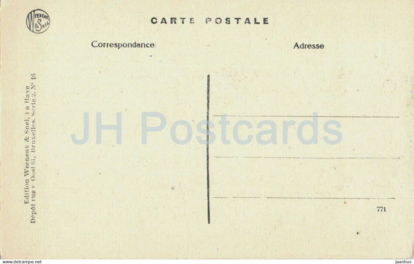 Ostende - Oostende - L'Église - Church - 771 - ancienne carte postale - Belgique - non utilisée