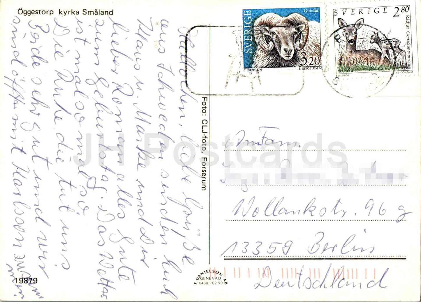 Oggestrop Kyrka - Smaland - church - 19879 - 1998 - Sweden - used