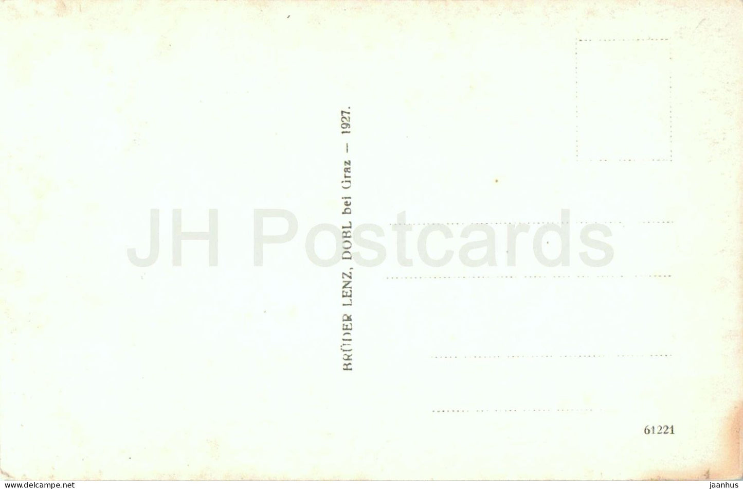 Dachstein - Hoher u. Niederer Dachstein 2993 m - mountaineer - glacier No. 61221 - old postcard - 1927 - Austria - used