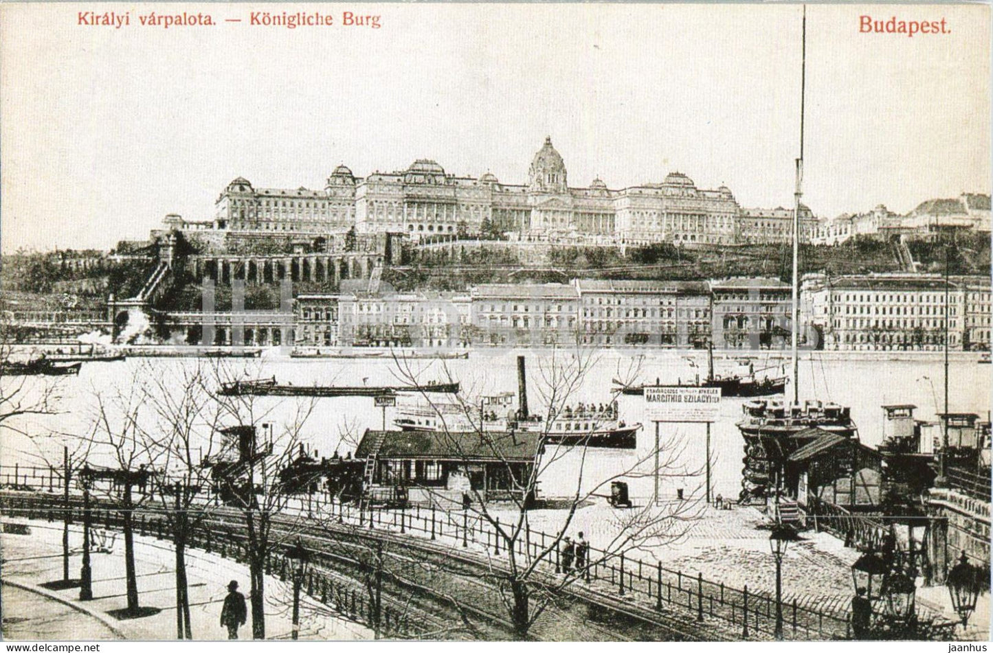 Budapest - Kiralyi varpalota - Konigliche Burg - Royal Palace - Royal Castle - REPRODUCTION ! - Hungary - unused - JH Postcards