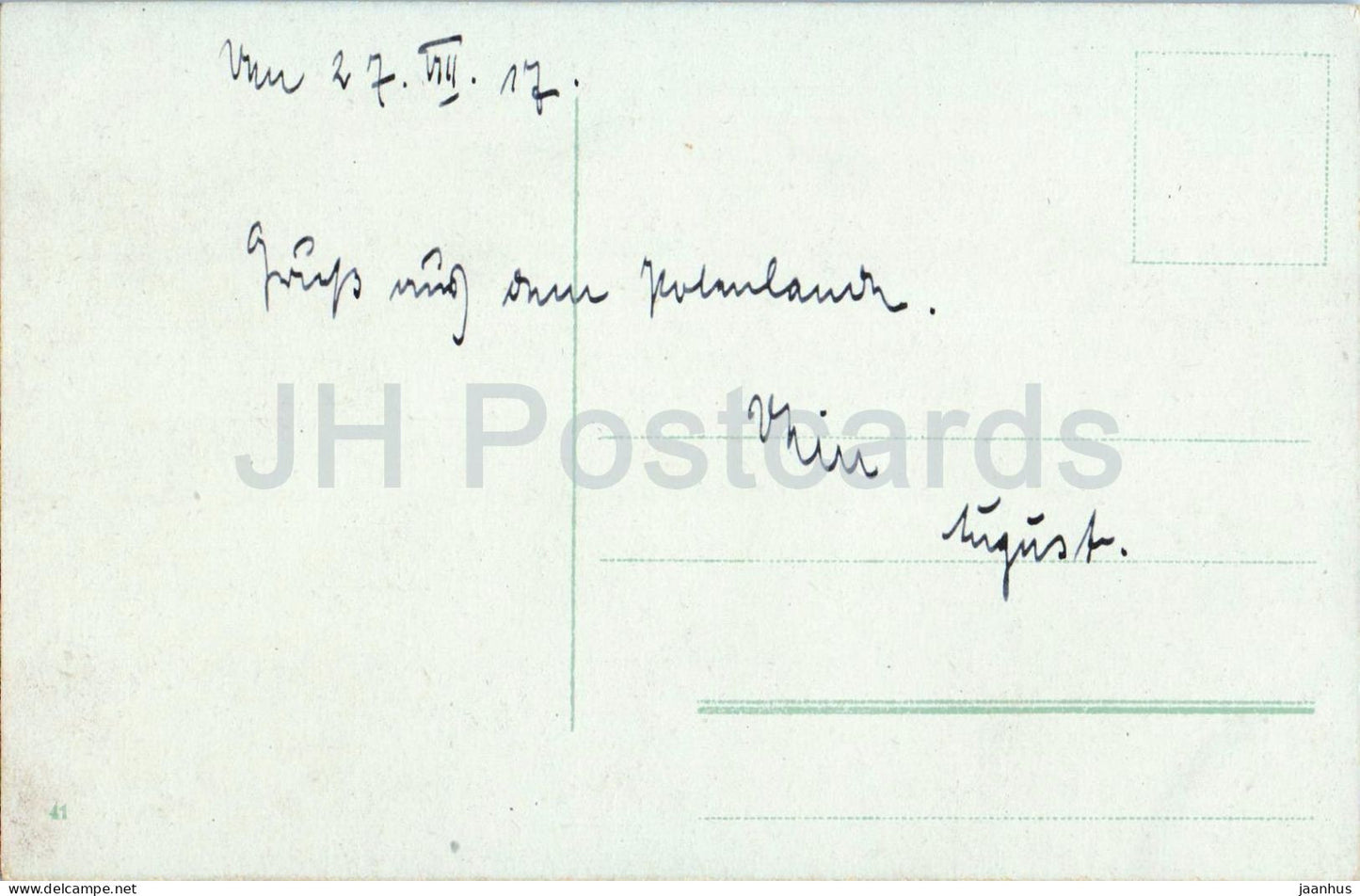 Widoki z Krolestwa Polskiego - Views from the Kingdom of Poland - windmill - 41 - old postcard - 1917 - Poland - used