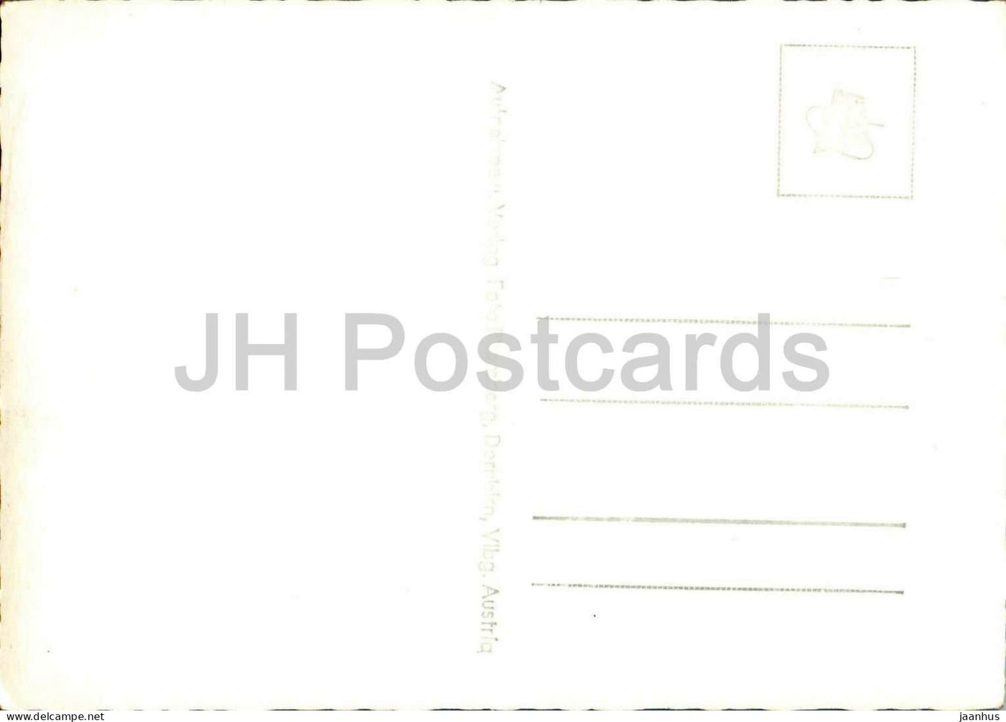 Golmerbahn Talstation mit Stausee - Stausee - Berge - Standseilbahn - 9686 - alte Postkarte - Österreich - unbenutzt