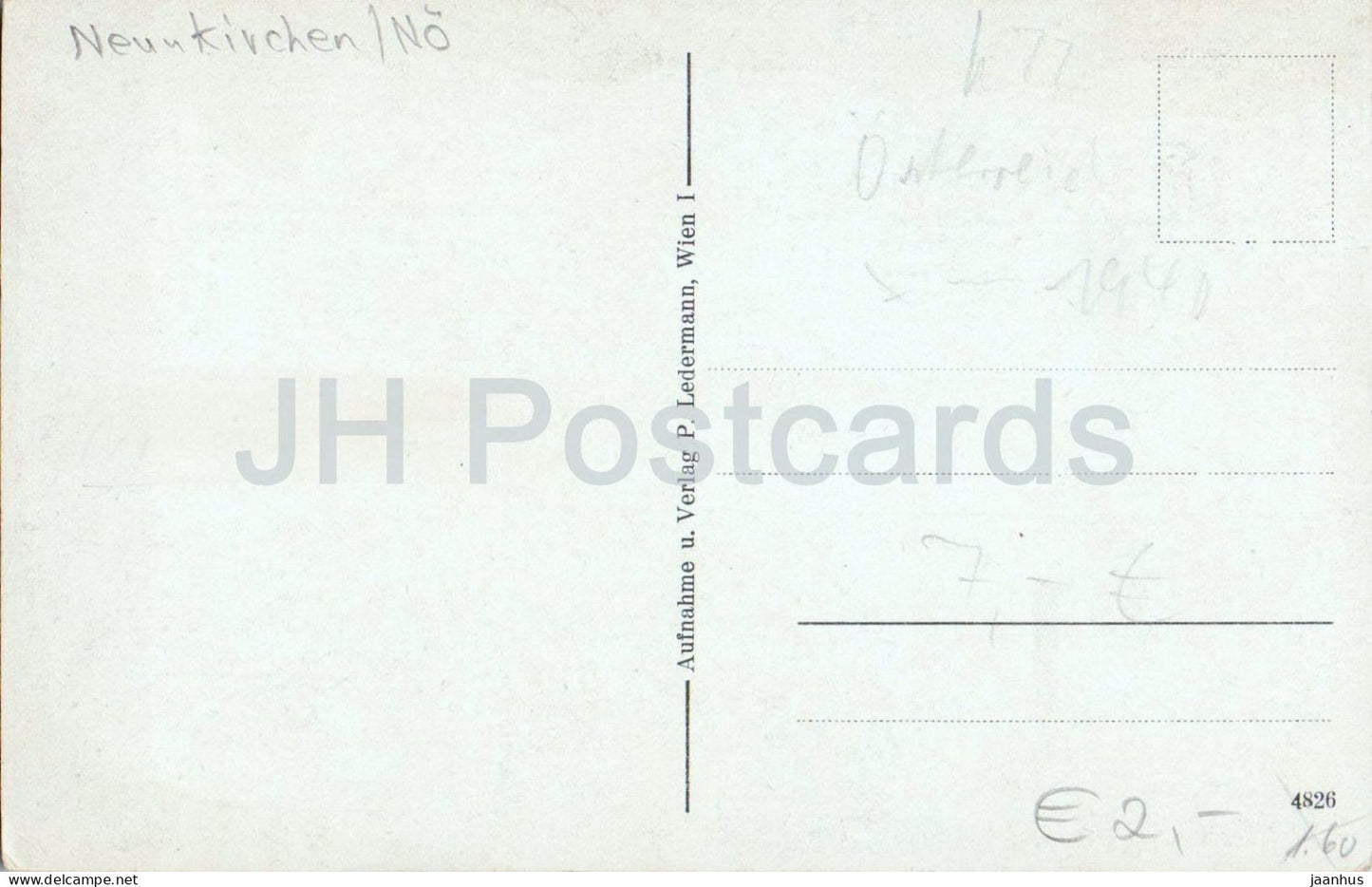 Hohenkurort Semmering - Kurhaus Semmering gegen die Rax - carte postale ancienne - 1940 - Autriche - utilisé