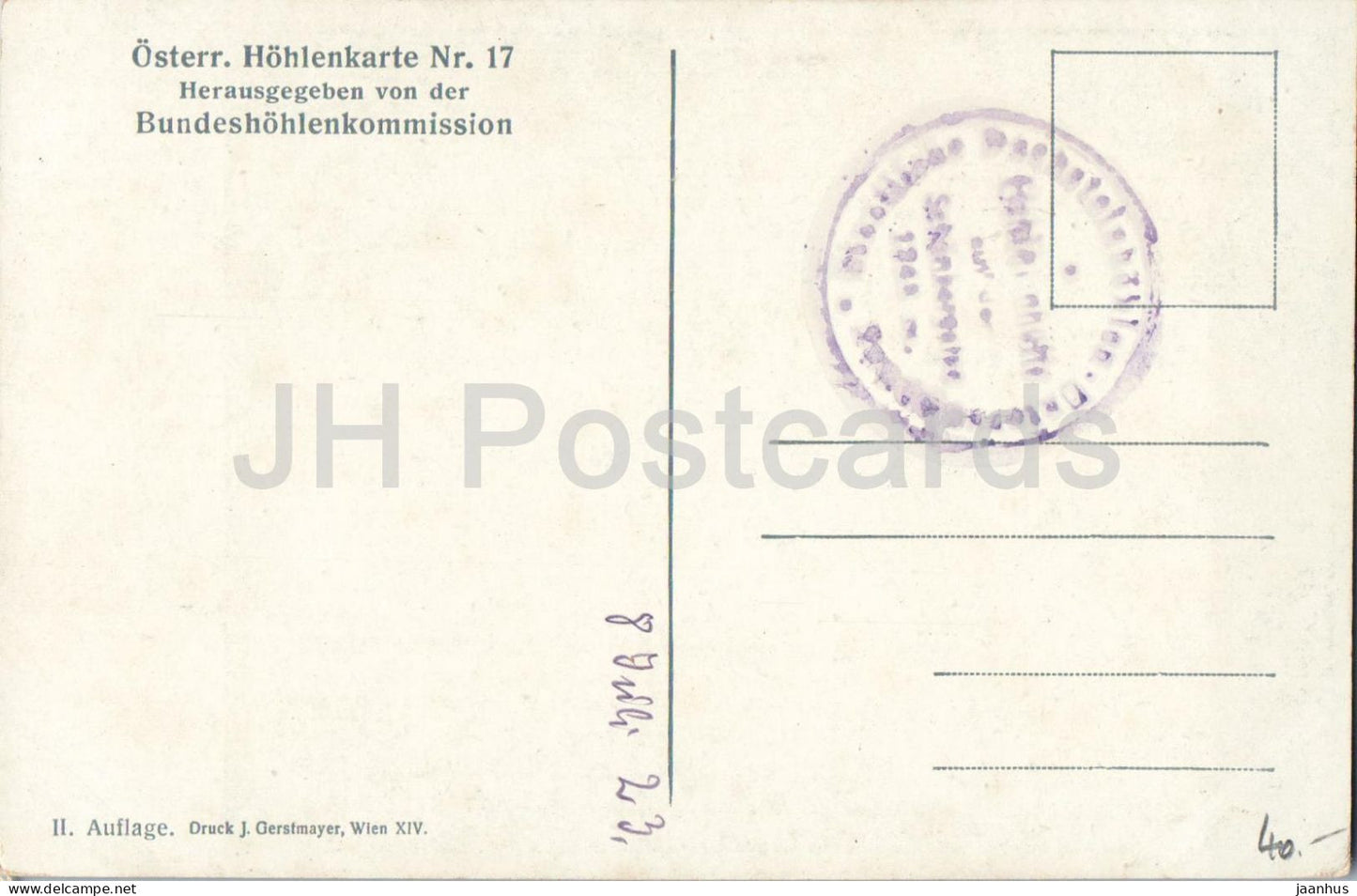 Dachstein - Rieseneishohle bei Obertraun - Eisfiguren in der Grossen Eiskapelle - carte postale ancienne - Autriche - inutilisée