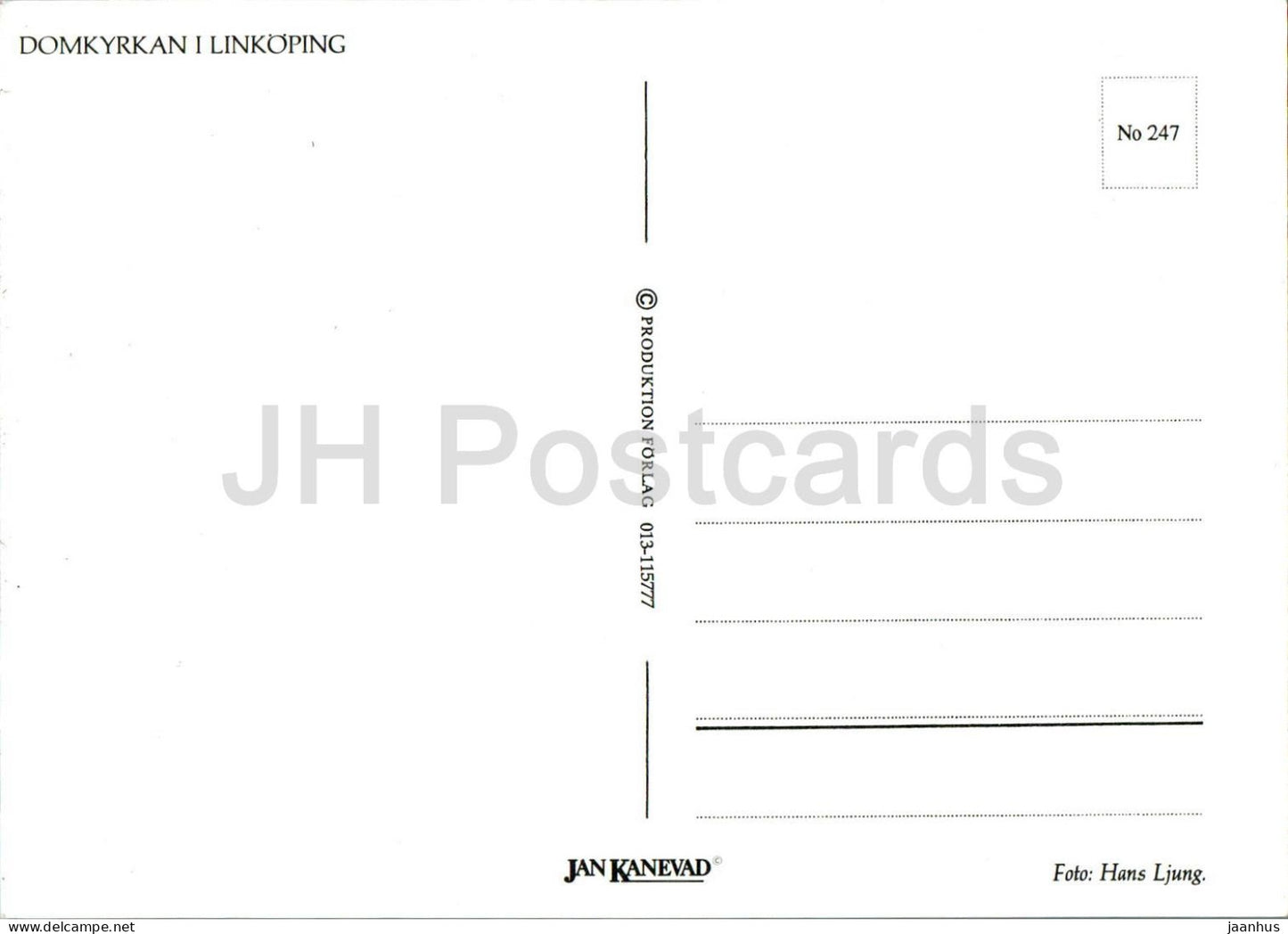 Linkoping Domkyrkan - cathédrale - 247 - Suède - inutilisé