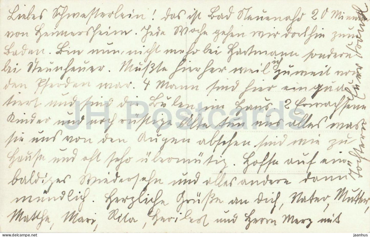 Bad Neuenahr - panoramic landscape - town - river - old postcard - Germany - used