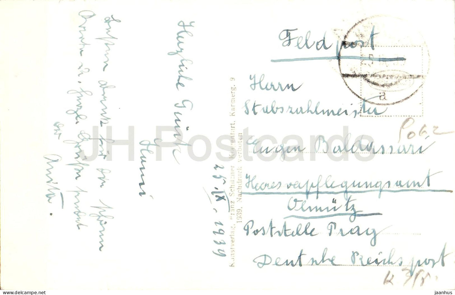 Maria Saal in Karnten - view of church and village - Feldpost - 2498 - old postcard - 1939 - Austria - used