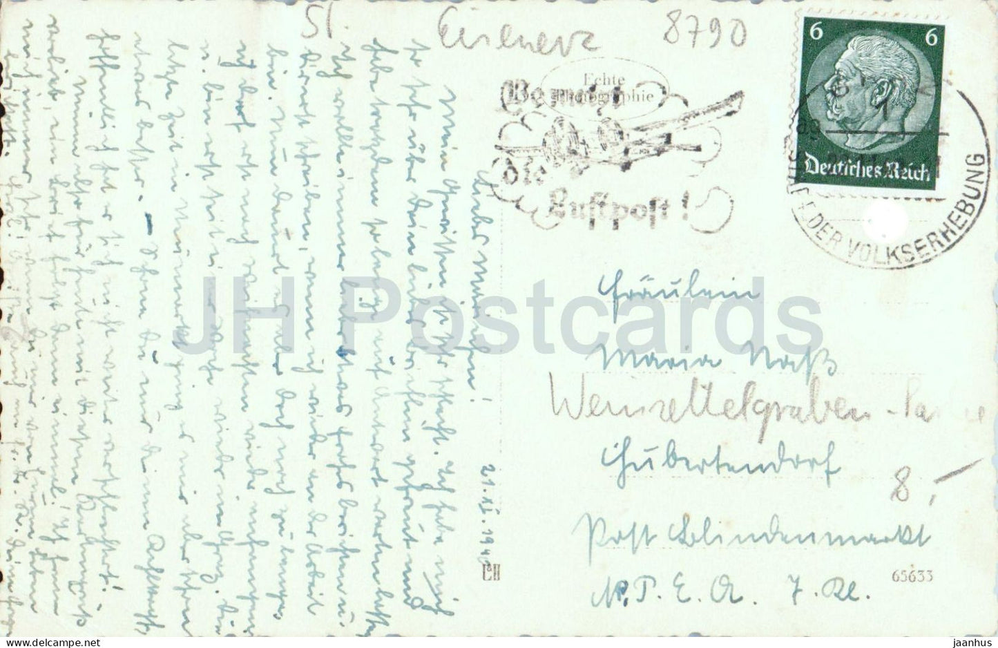 Eisenerz ? - Viadukt - pont - photo réelle - 3114 - carte postale ancienne - 1940 - Autriche - utilisé