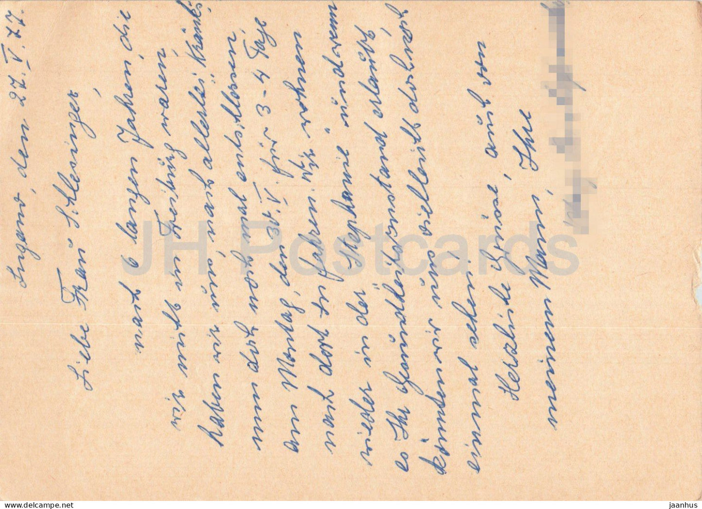 Sie Fahren Gur Mit der Schweizer Reisepost - postal stationery - 110 - 1977 - Switzerland - used